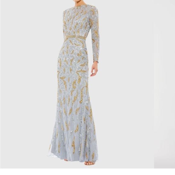 MAC DUGGAL 5124
Beaded Long Sleeve Evening Gown 6 - Picture 1 of 10